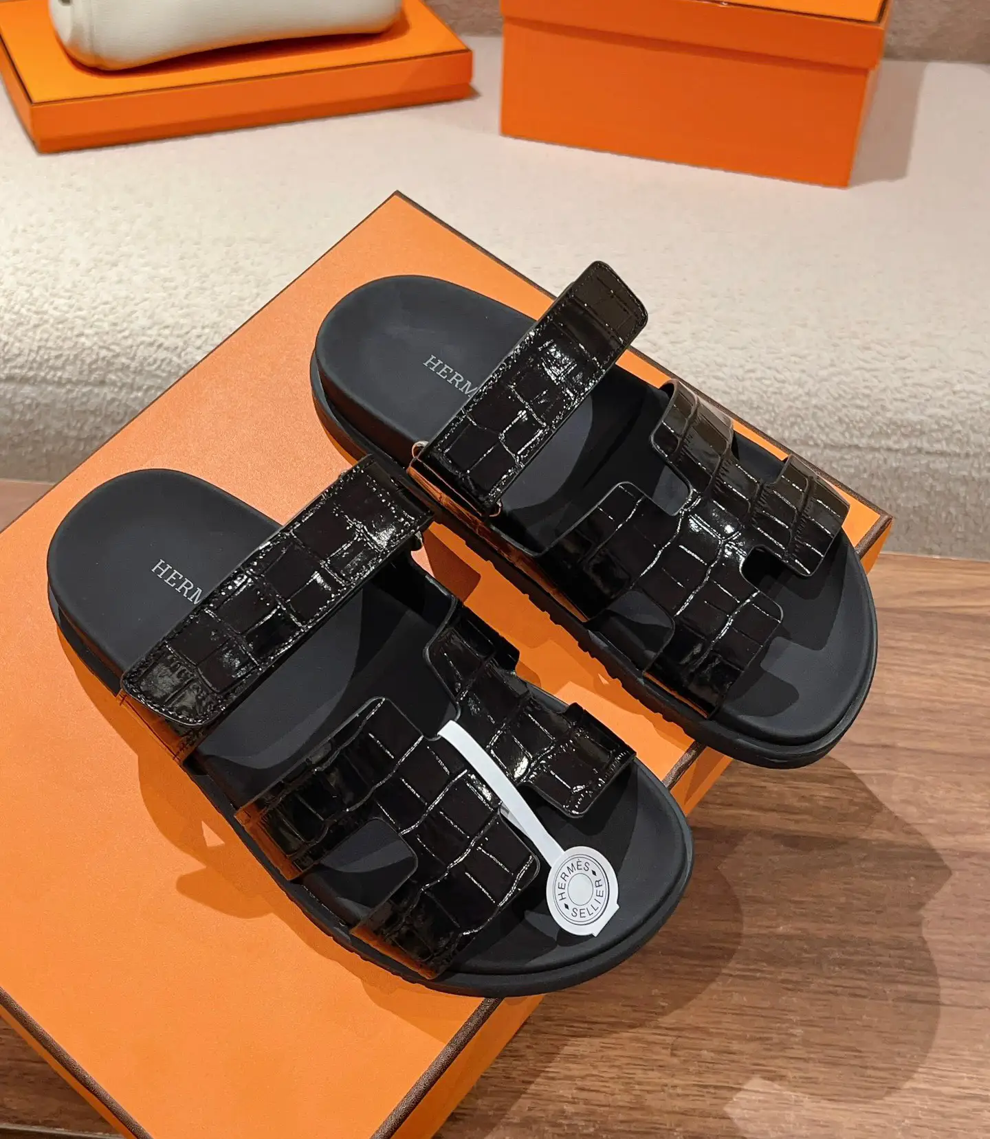 Hermes Couple Slip-On Sandals image 1