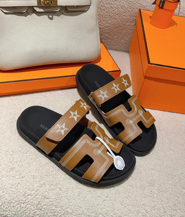 Hermes Couple's Vacation Slip-on Sandals image 1