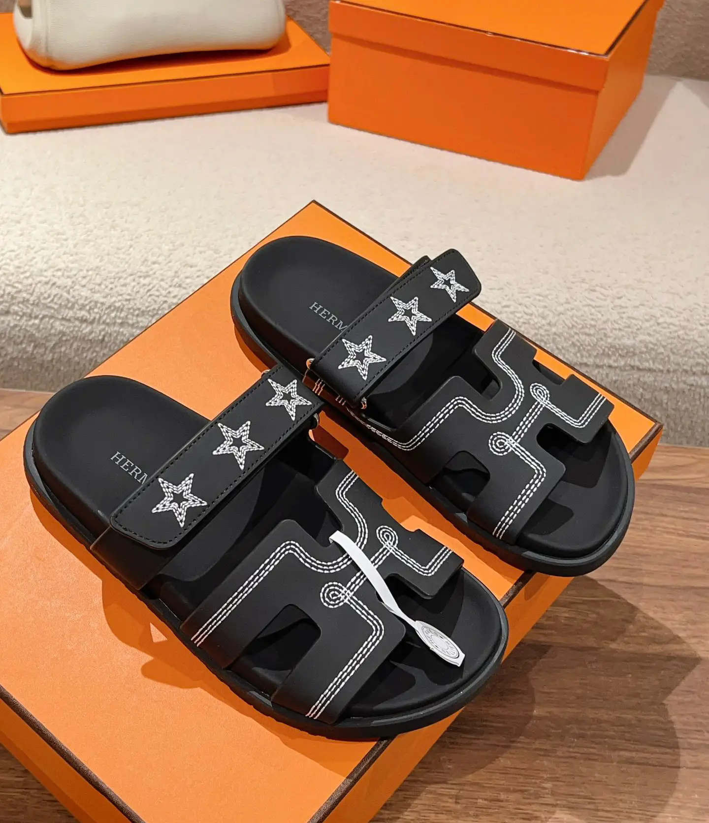 Hermes Unisex Slippers image 1