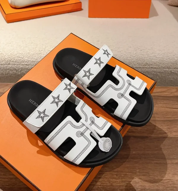 Hermes Unisex Slip-on Sandals image 1