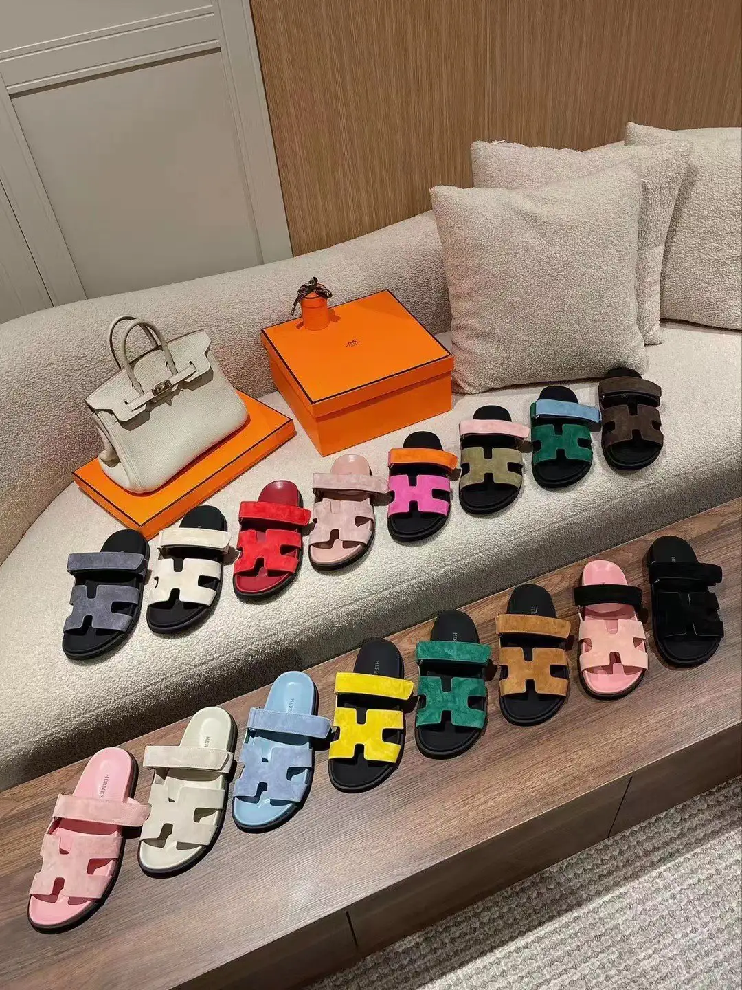 Erjiu Slippers Chip Induction Couple Style image 1