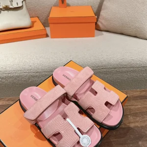 Hermes Calfskin Techwear Slides image 1