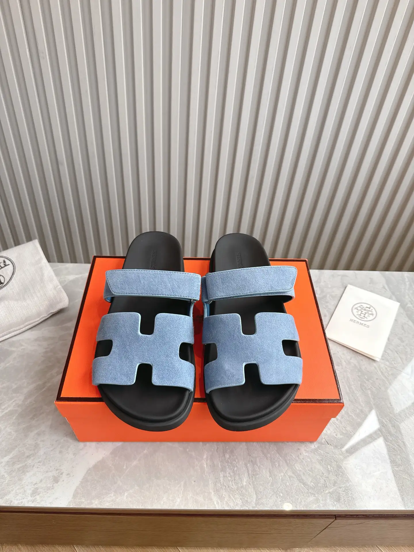Spring Summer Couples Uncle Shoes Pig Nose Thong Sandals image 1