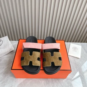 2024 Spring Summer Couple Pig Nose Sandals image 1