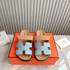 2024 Spring Summer Couple Pig Nose Thong Sandals image 1
