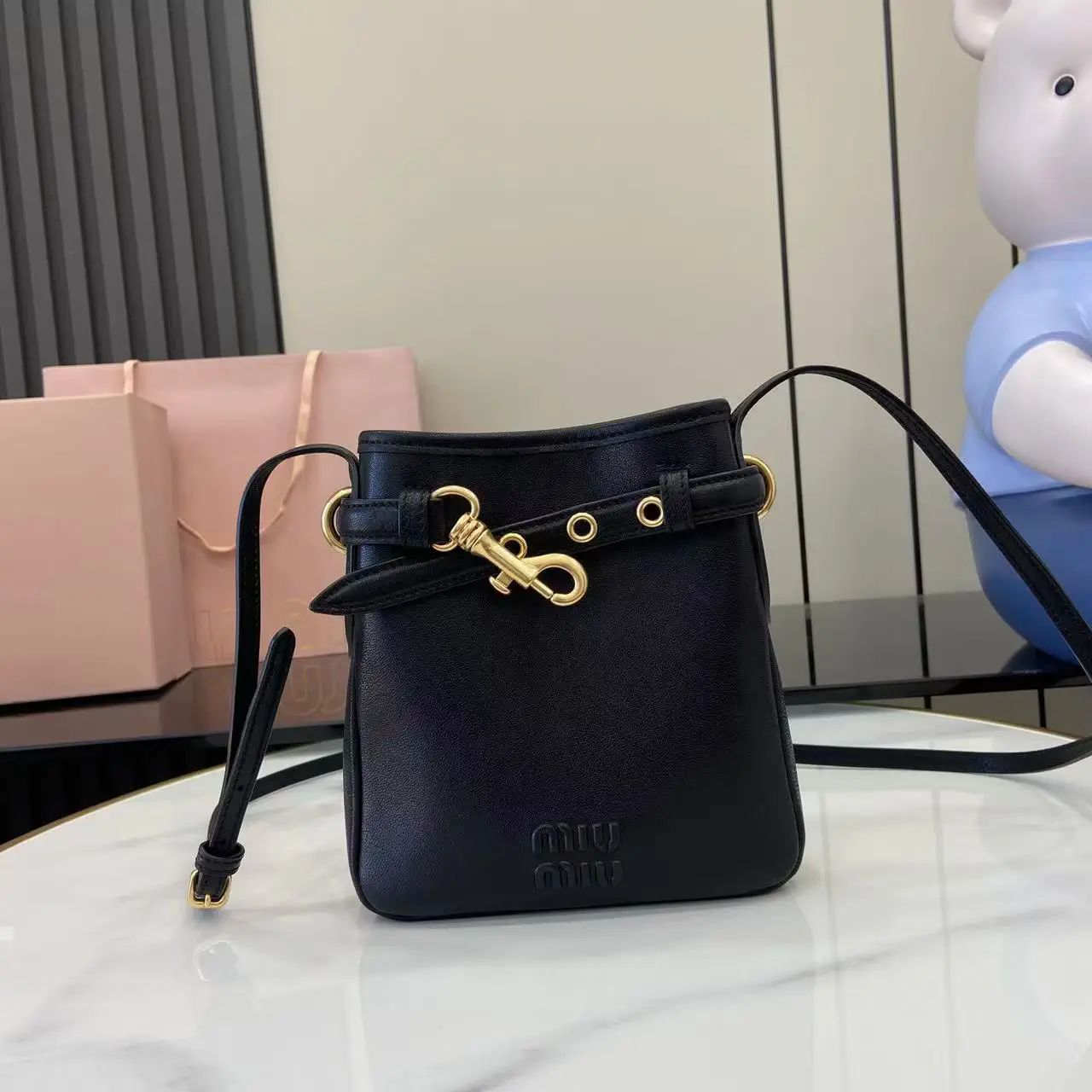 Miu Miu Mini Leather Crossbody Bag image 1