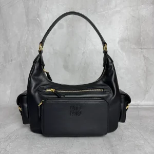 Miu Miu Black Pocket Shoulder Bag image 1