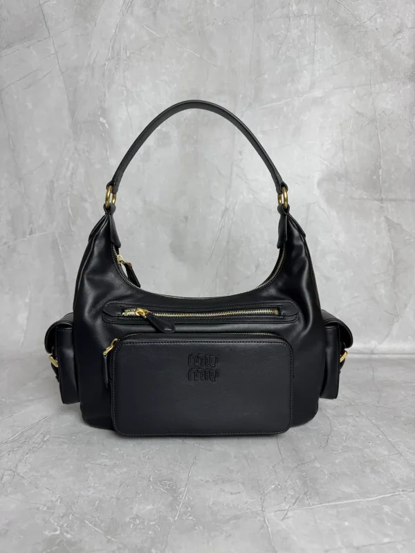 Miu Miu Black Pocket Shoulder Bag image 1