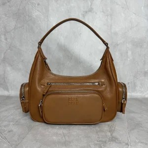 Miu Miu Caramel Pocket Shoulder Bag image 1