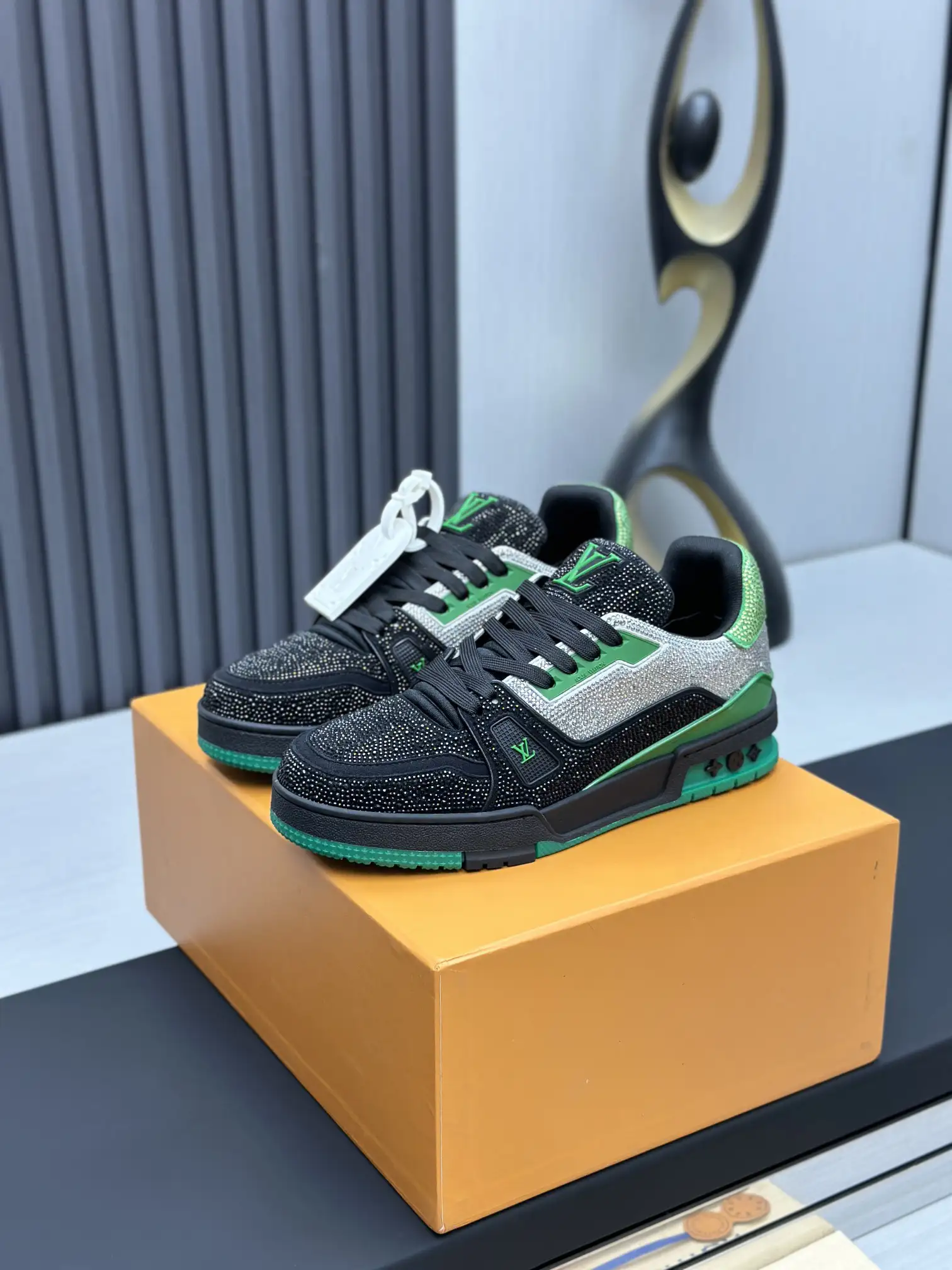 Louis Vuitton Diamond Runway Leather Shoes image 1