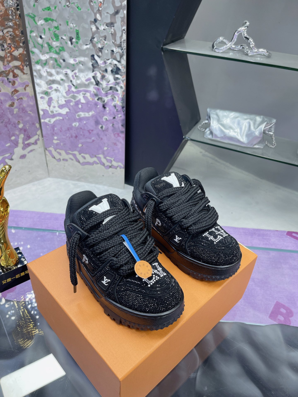 LV Crystal-Studded Trainer image 1