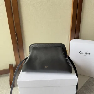 CELINE Black Leather Small DOCTOR Crossbody Bag image 1