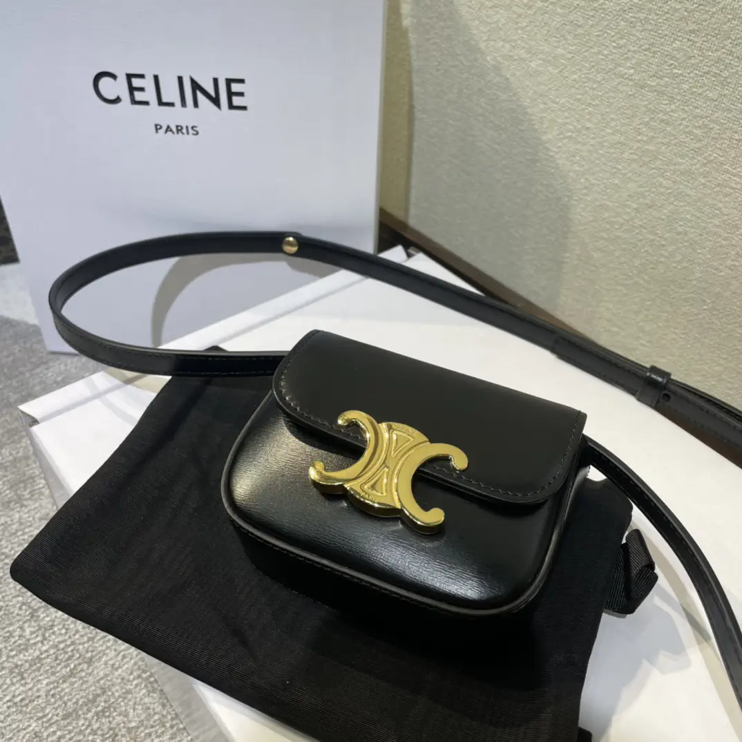 CELINE Mini Crossbody Bag with Triomphe Clasp image 1