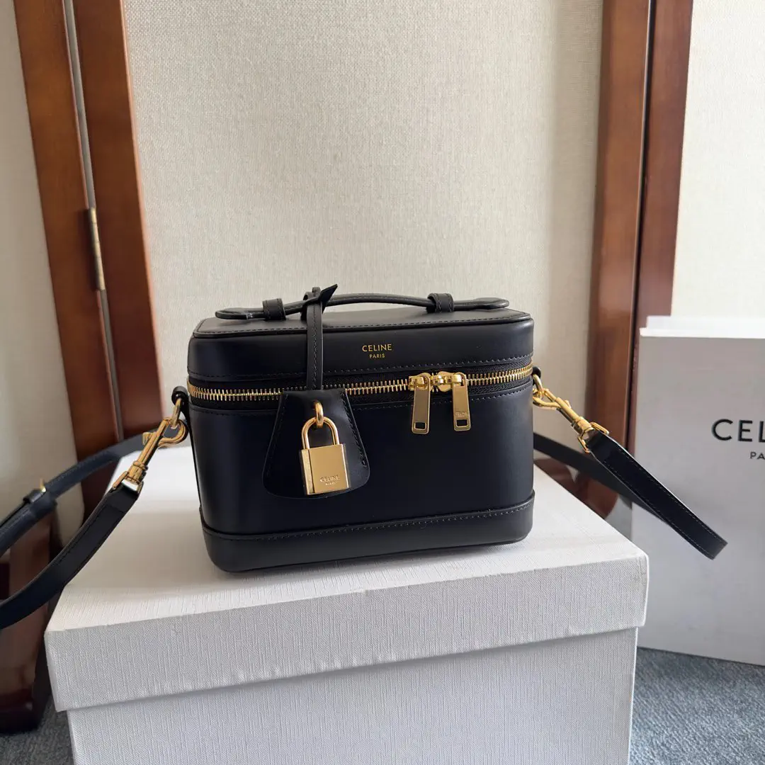 CELINE Black Vanity Box Bag image 1