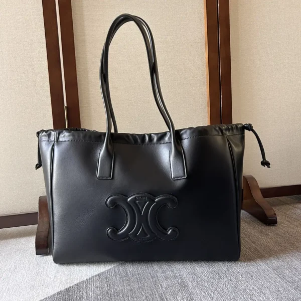 CELINE Cabas Triomphe Drawstring Tote Bag image 1