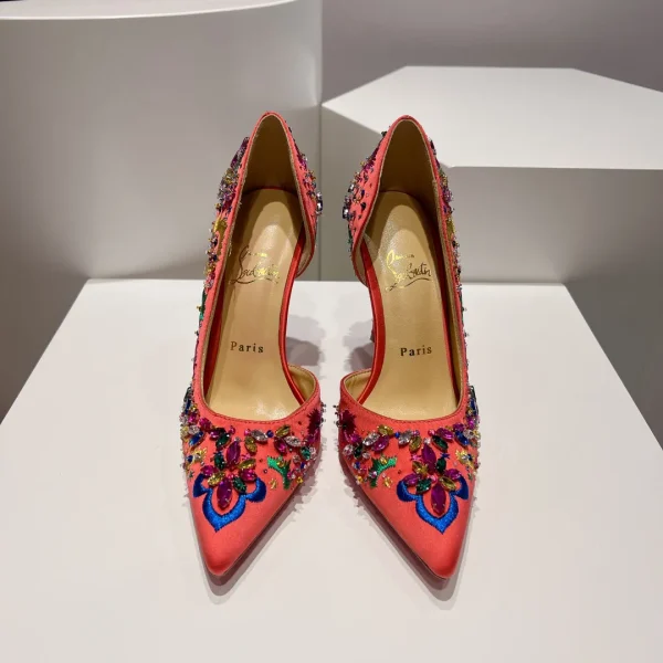 Embellished Pointed Toe High Heel Sandals image 1