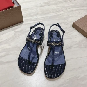 Women's Thong Low Heel Sandals image 1