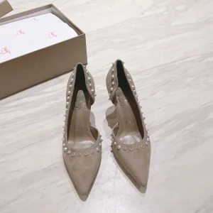 Christian Louboutin ANGALINA Studded Pointed Toe High Heel Pumps image 1