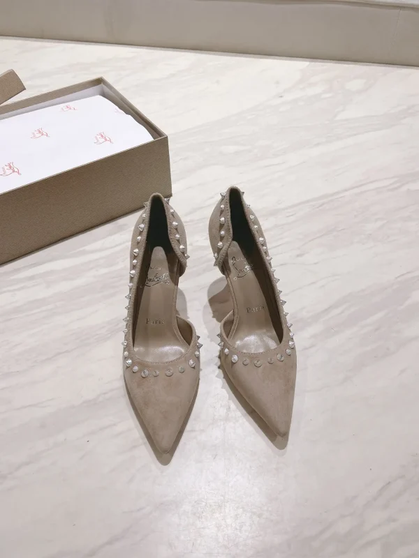 Christian Louboutin ANGALINA Studded Pointed Toe High Heel Pumps image 1