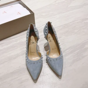Spiked Pointed Toe High Heel Pumps image 1