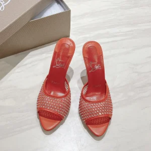 Apostropha Mesh Strass High Heel Mules image 1