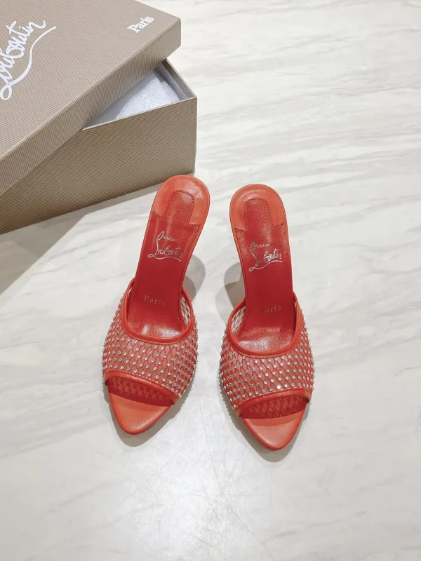 Apostropha Mesh Strass High Heel Mules image 1