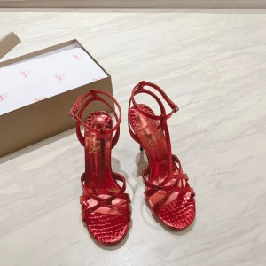 Women's Cross Strap High Heel Sandals image 1