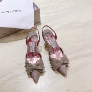 Bow Decor Slingback High Heel Sandals image 1