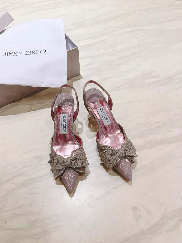Bow Decor Slingback High Heel Sandals image 1