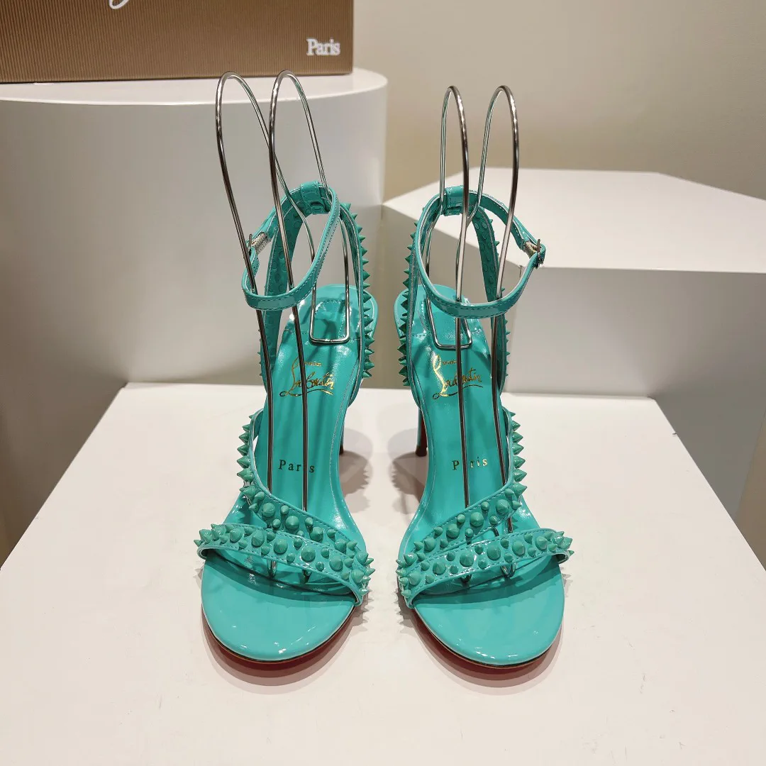 Spike Strap Flat Sandals image 1