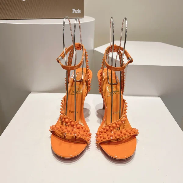 Studded Asymmetric Strap Flat Sandals image 1