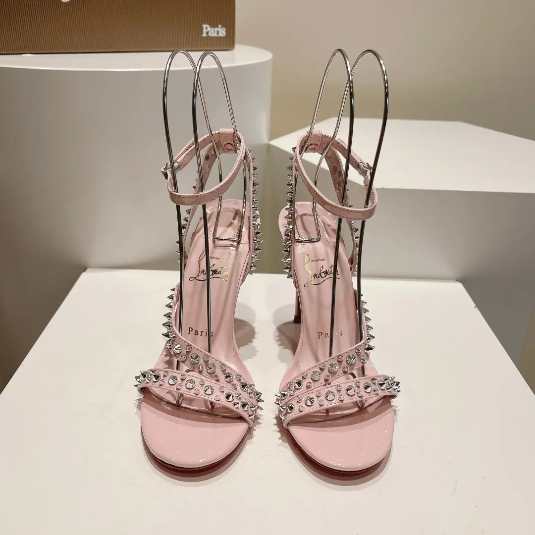 Spike Strap Flat Sandals image 1