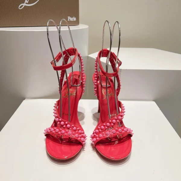 Spiked Strap Flat Sandals image 1