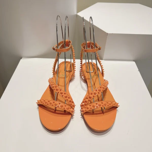 Spiked Strap Flat Sandals image 1