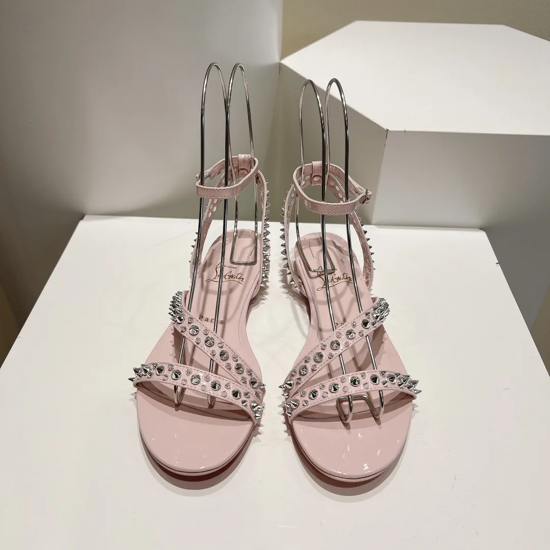 Spike Strap Flat Sandals image 1