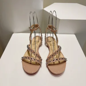 Spike Strap Flat Sandals image 1