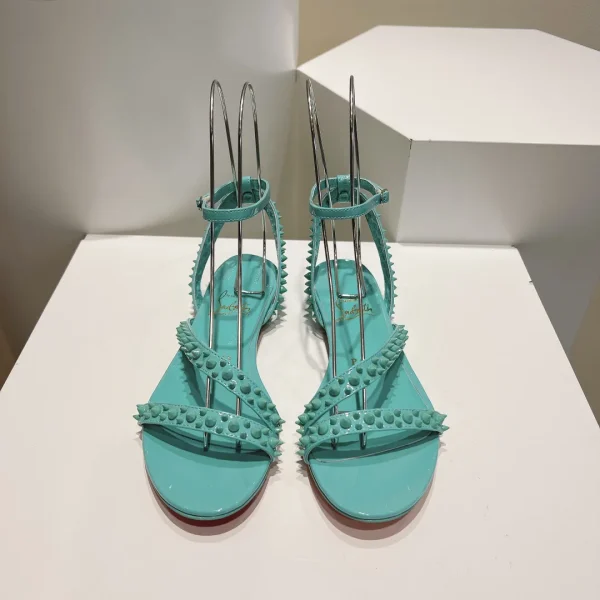 Spiked Strap Flat Sandals image 1