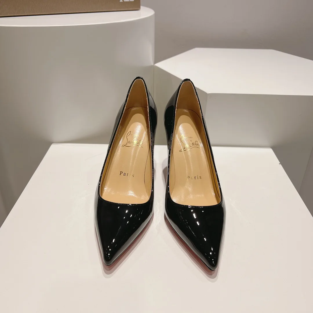 Patent Leather Pointed Toe High Heel Pumps image 1