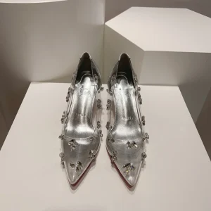 DEGRAQUEEN Crystal High Heel Shoes image 1