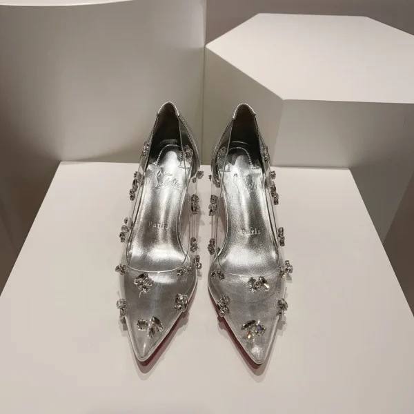DEGRAQUEEN Crystal High Heel Shoes image 1