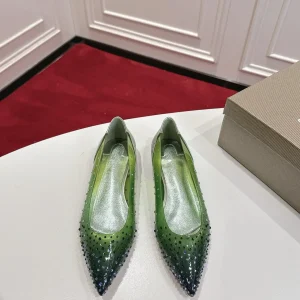 Christian Louboutin Gradient Rhinestone Pointed Toe High Heels image 1