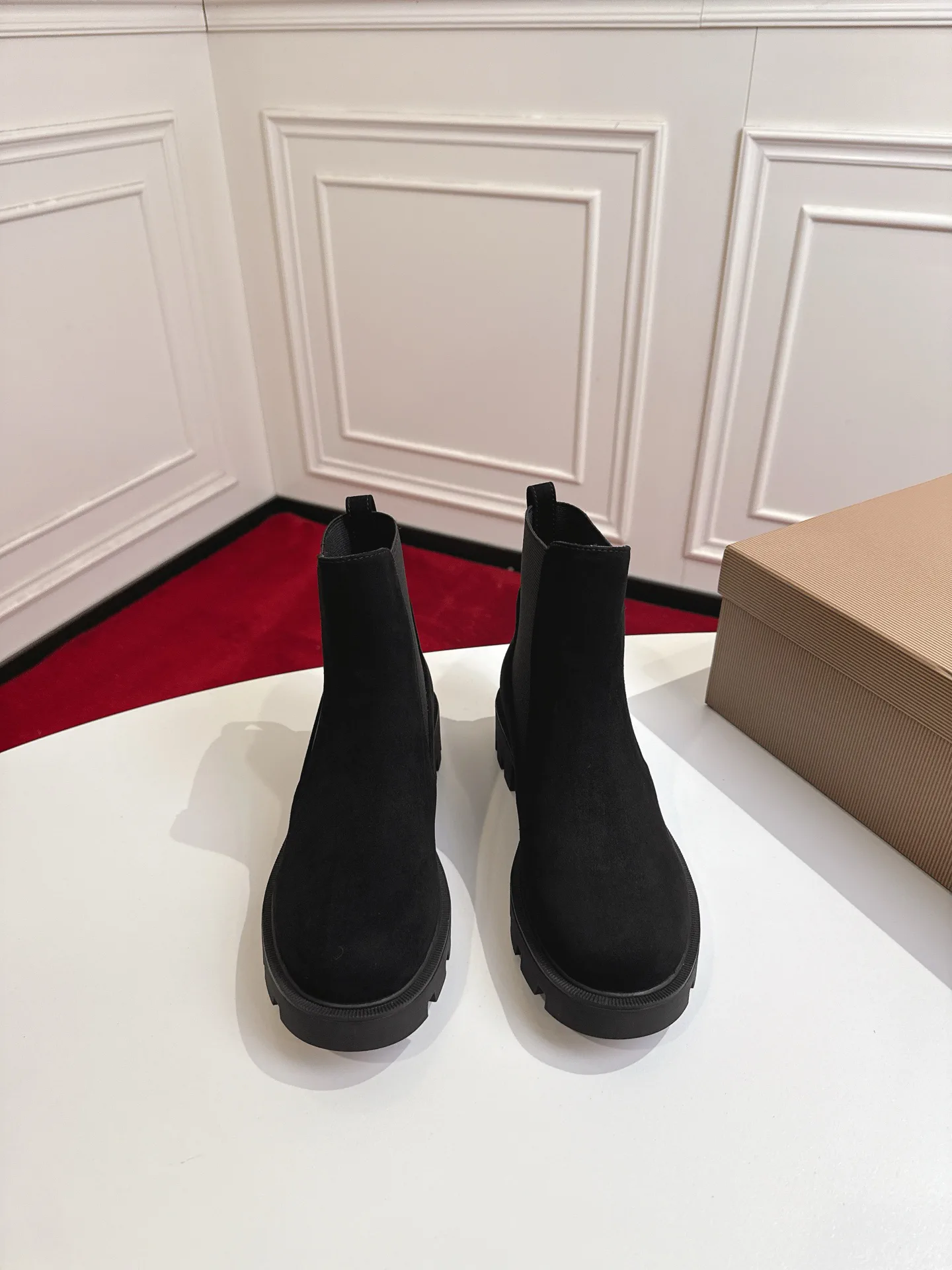 Platform Chelsea Ankle Boots image 1