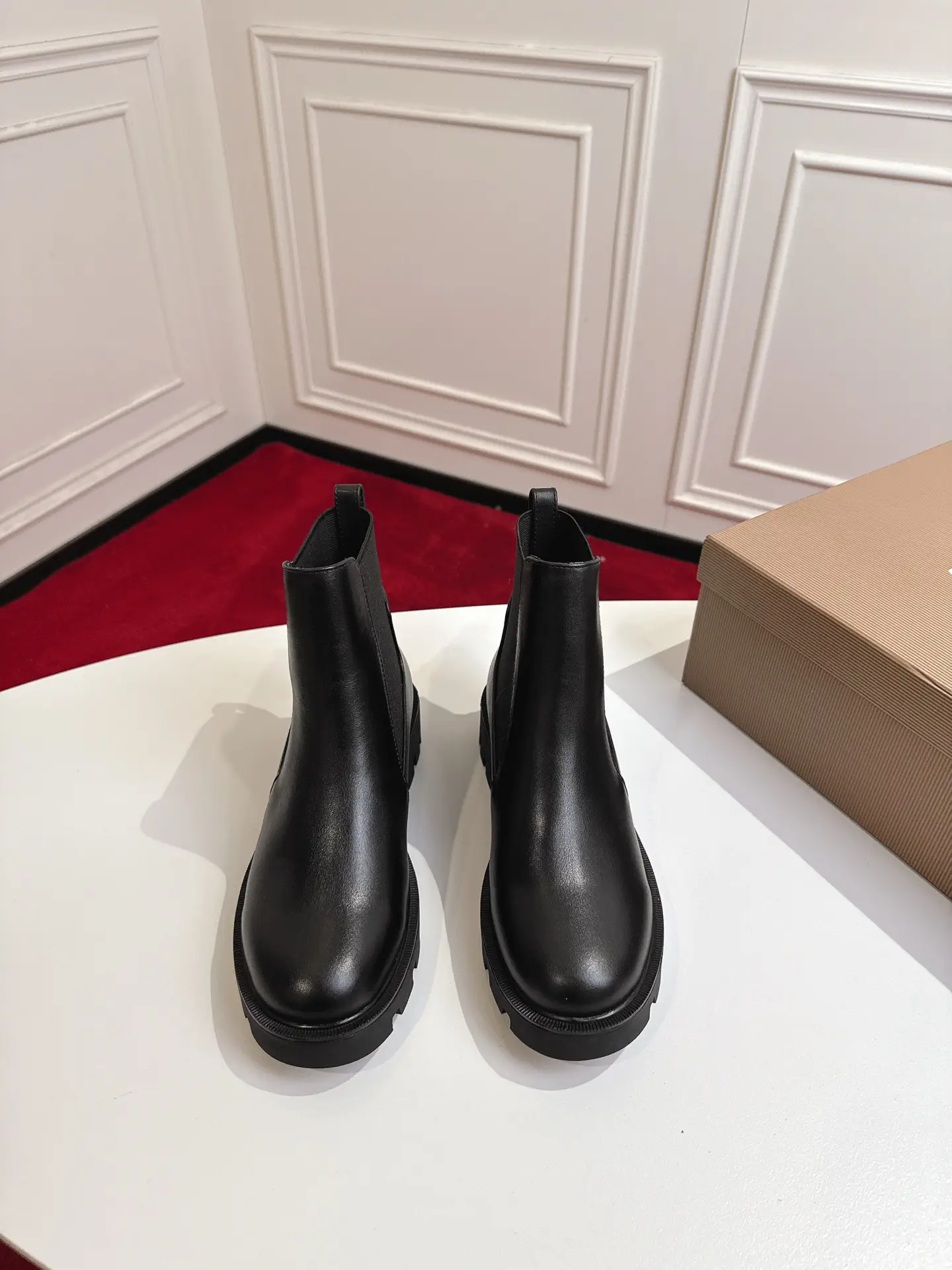 Platform Chelsea Ankle Boots image 1
