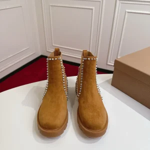 Spiked Platform Chelsea Ankle Boots image 1