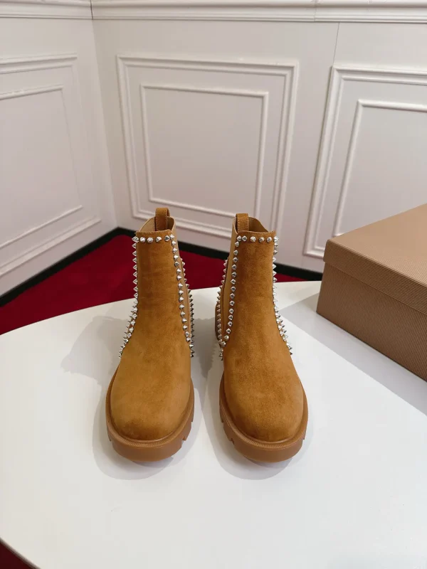 Spiked Platform Chelsea Ankle Boots image 1