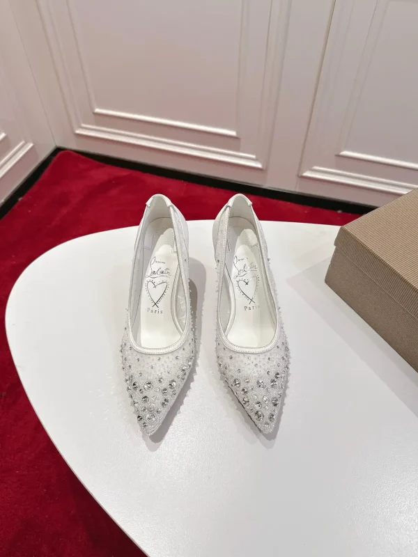 Christian Louboutin MissZ Crystal Mesh High Heel Pumps image 1