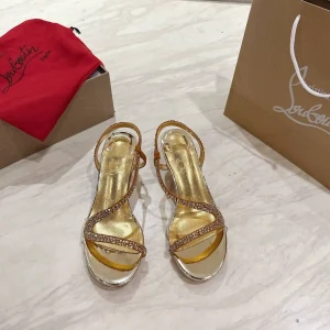 Women's Rhinestone Stiletto Heel Sandals image 1