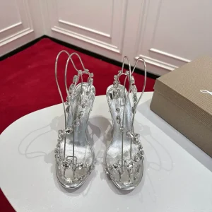Crystal Embellished High Heel Sandals image 1