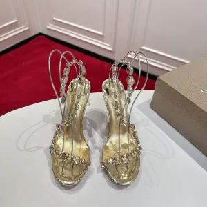 Crystal Embellished High Heel Sandals image 1