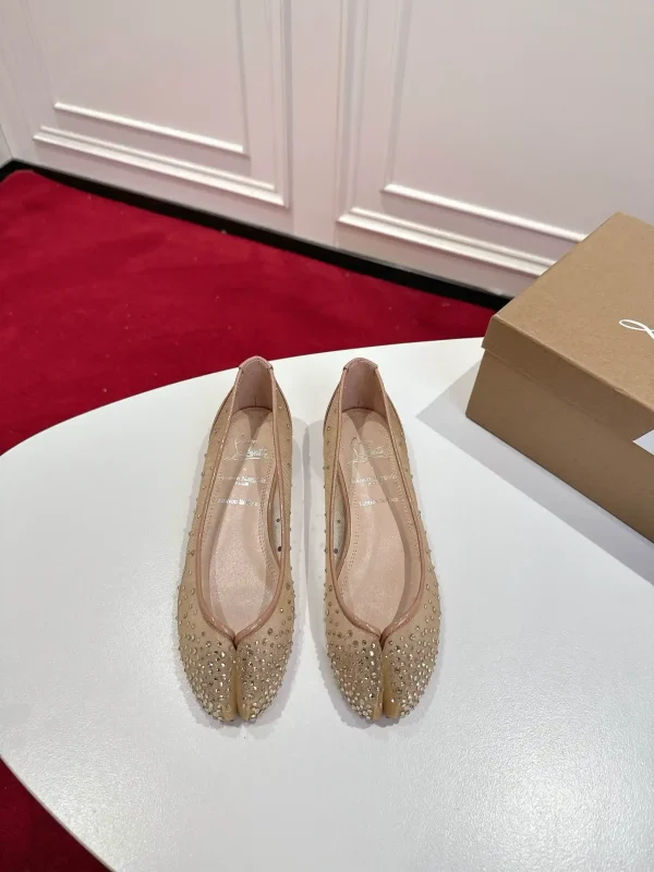 Rhinestone Tabi Flat Shoes image 1